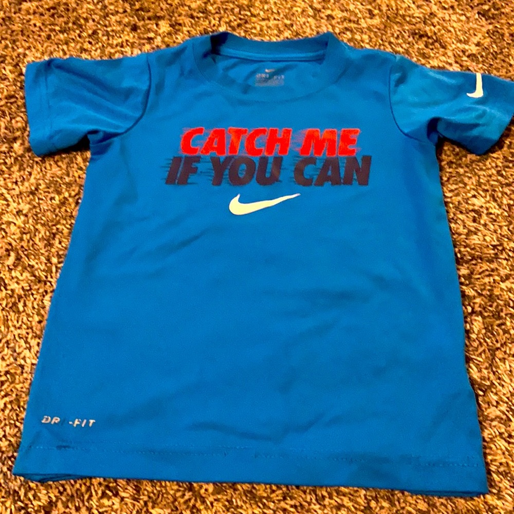 Nike boys shirt size 4 blue white red
